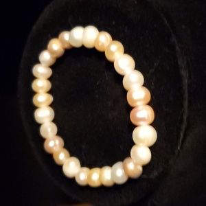 Real Freshwater pink pearl necklace